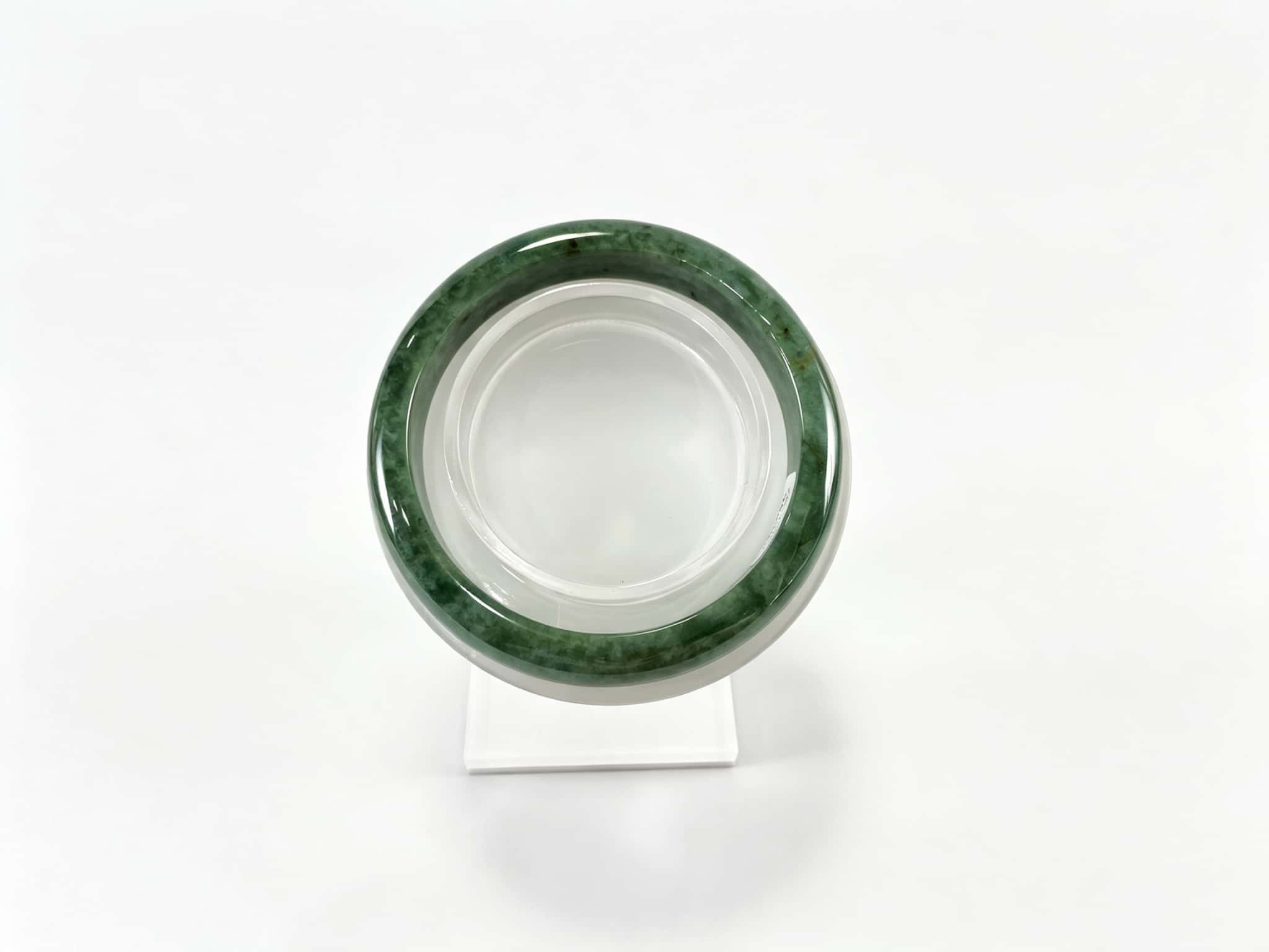 Certified Natural Jadeite Bangle (59mm) 110308