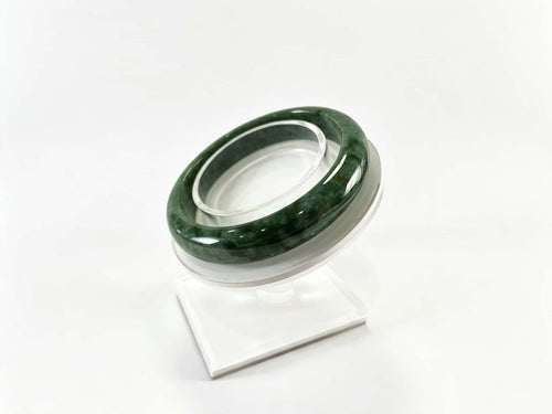 Certified Natural Jadeite Bangle (59mm) 110308