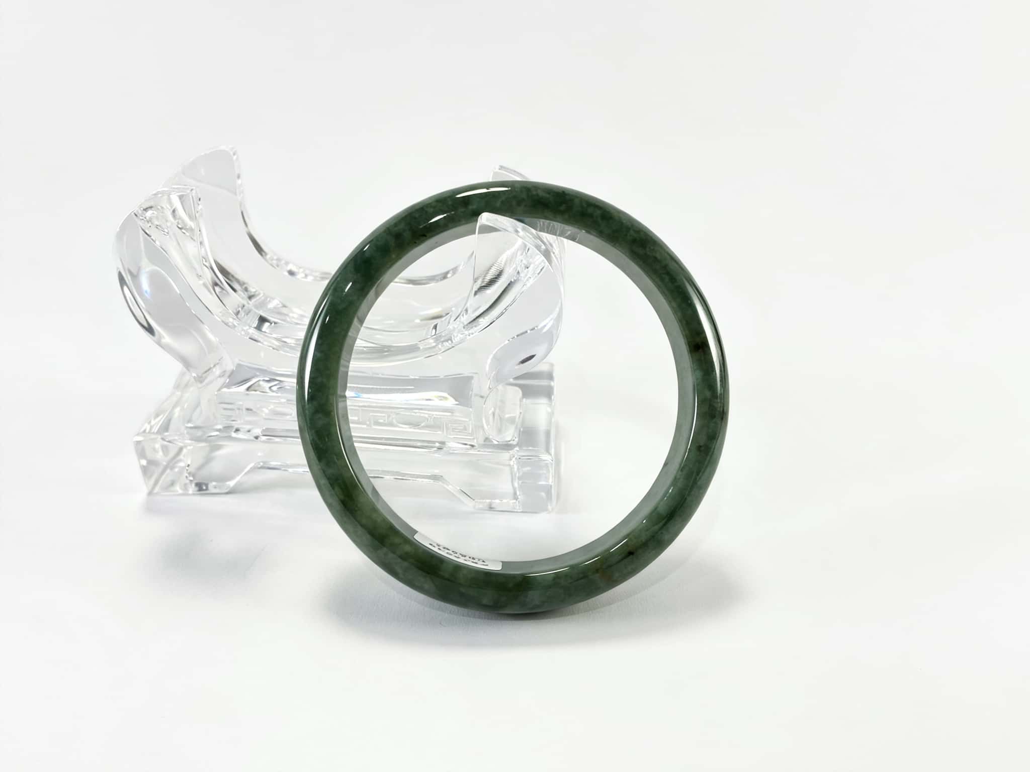 Certified Natural Jadeite Bangle (59mm) 110308