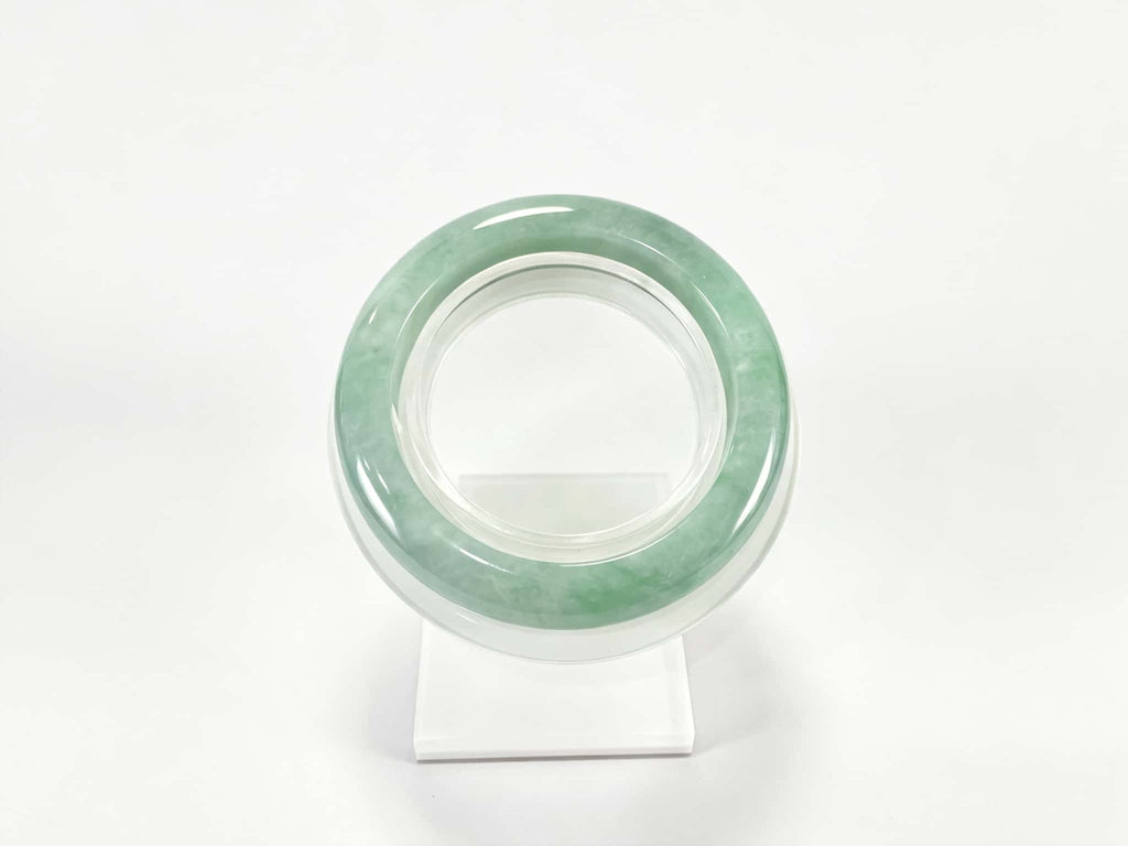 Certified Natural Jadeite Bangle (55mm) 110959