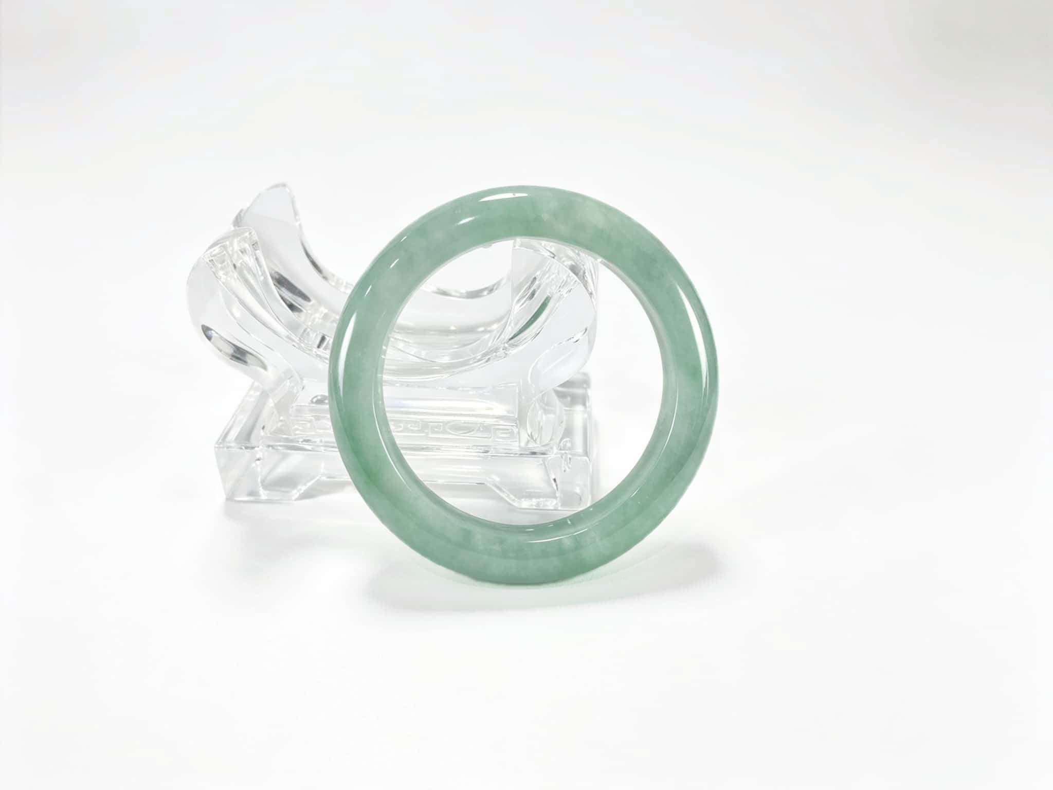 Certified Natural Jadeite Bangle (55mm) 110959