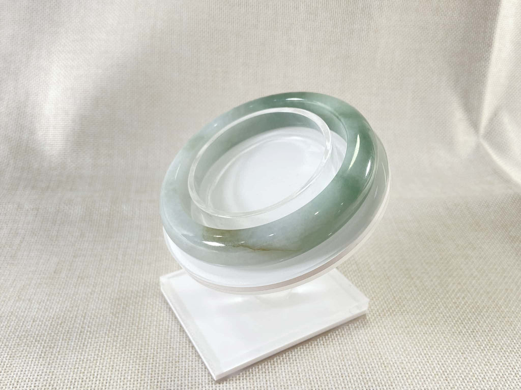 Certified Natural Jadeite Bangle (58mm) 113575