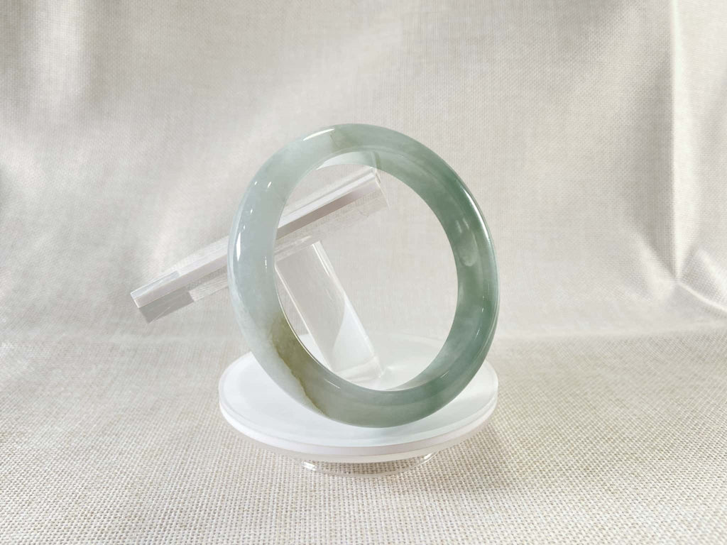 Certified Natural Jadeite Bangle (58mm) 113575