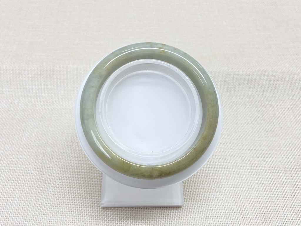 Certified Natural Jadeite Bangle (57mm) 113675