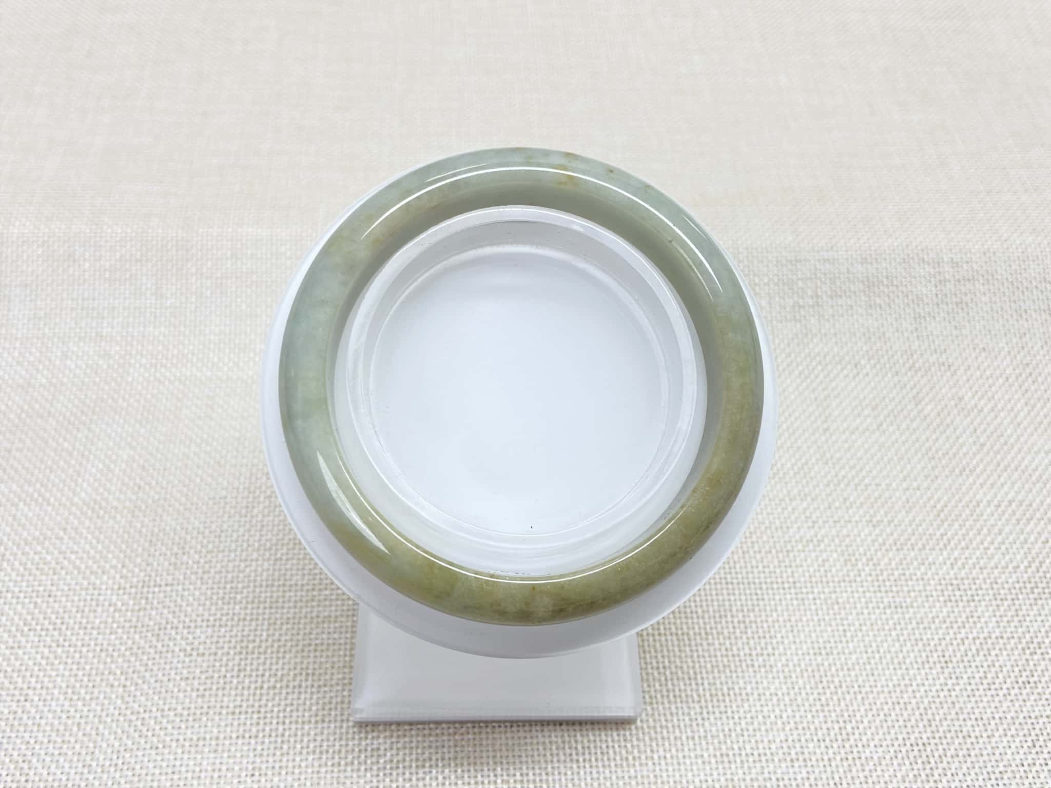 Certified Natural Jadeite Bangle (57mm) 113675