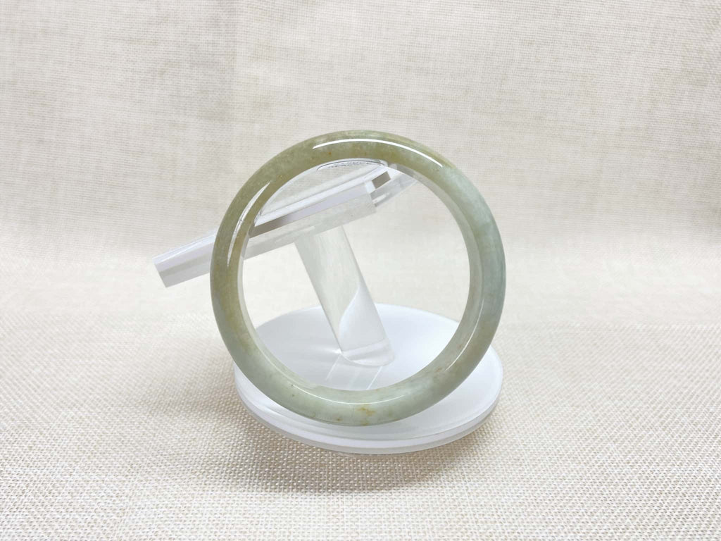 Certified Natural Jadeite Bangle (57mm) 113675