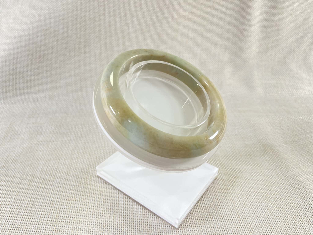 Certified Natural Jadeite Bangle (58mm) 113679