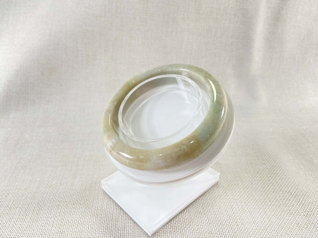 Certified Natural Jadeite Bangle (58mm) 113679