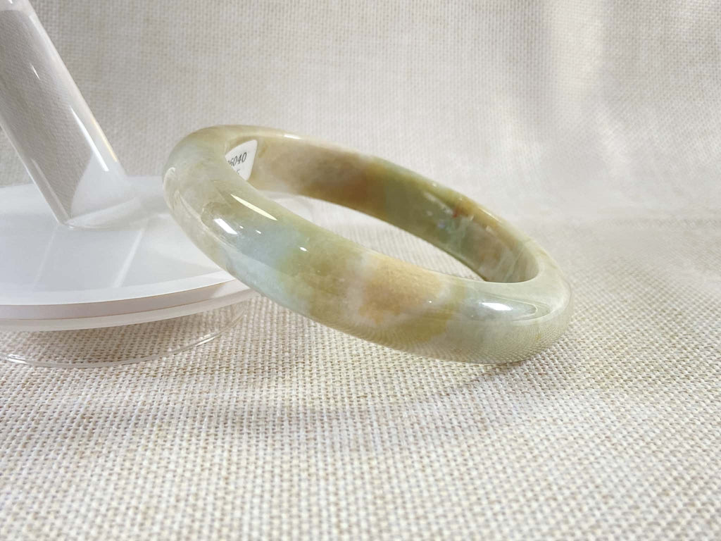 Certified Natural Jadeite Bangle (58mm) 113679