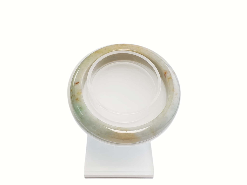 Certified Natural Jadeite Bangle (59mm) 113693