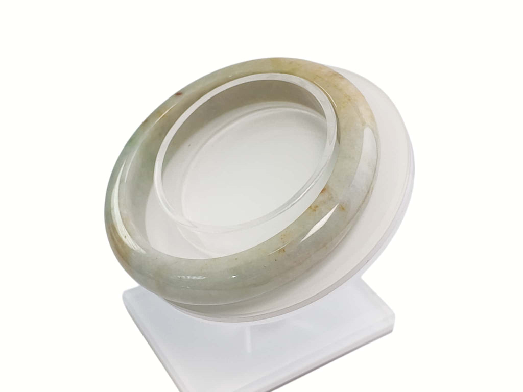 Certified Natural Jadeite Bangle (59mm) 113693