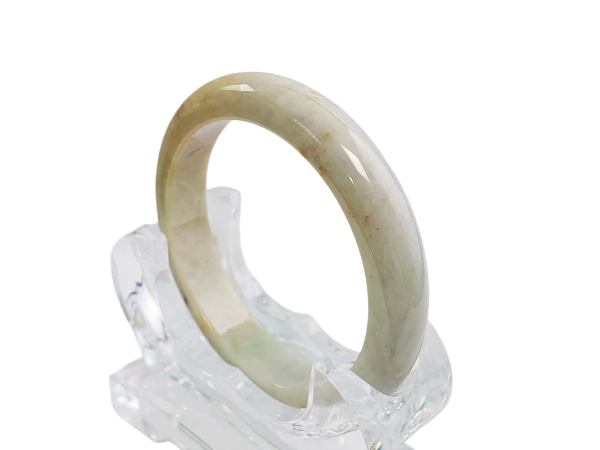 Certified Natural Jadeite Bangle (59mm) 113693