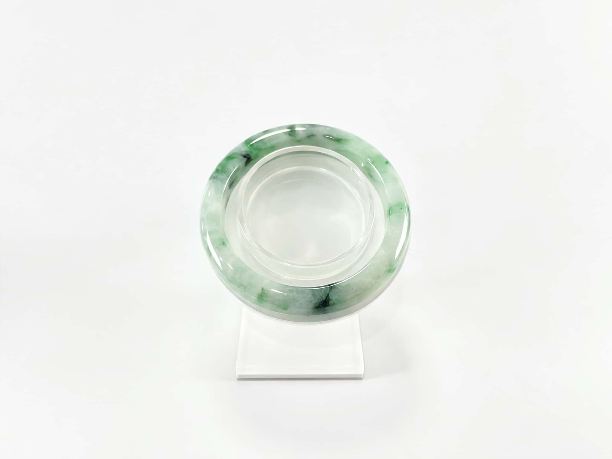 Certified Natural Jadeite Bangle (60mm) 114258