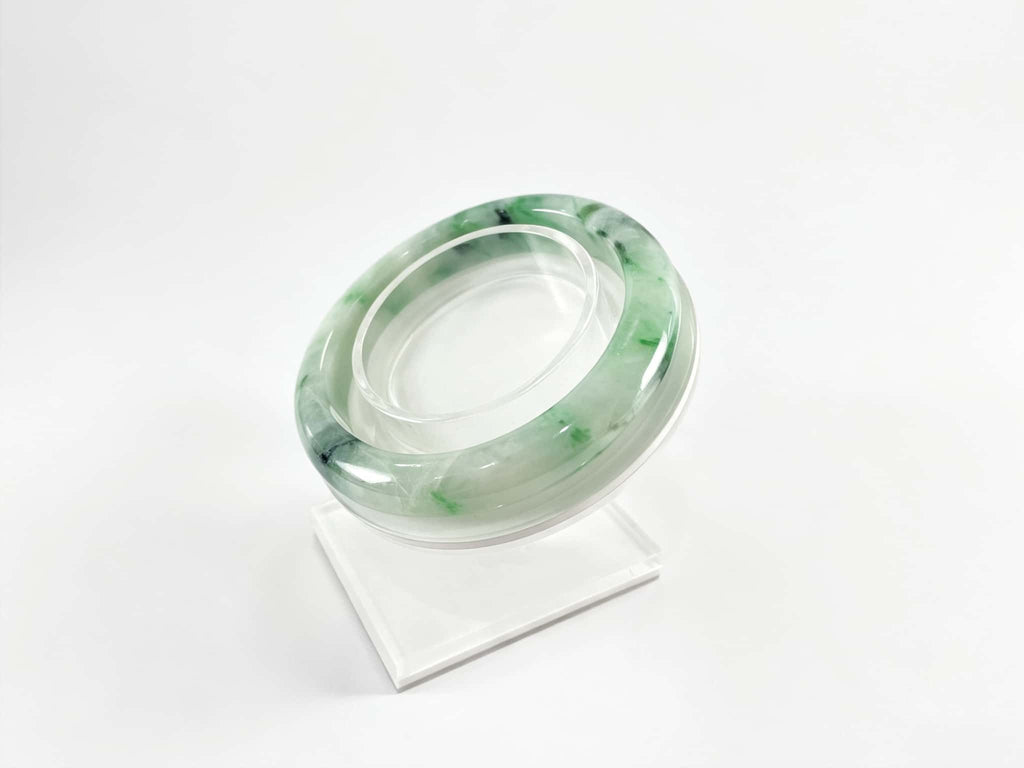 Certified Natural Jadeite Bangle (60mm) 114258