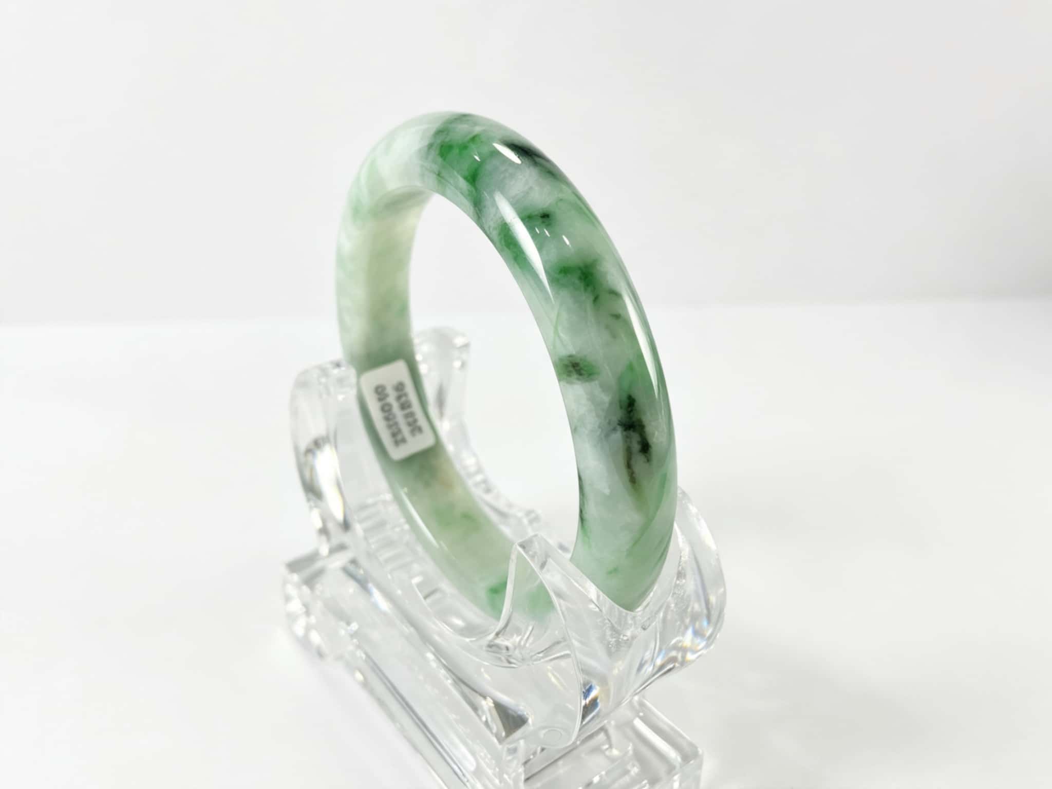 Certified Natural Jadeite Bangle (60mm) 114258