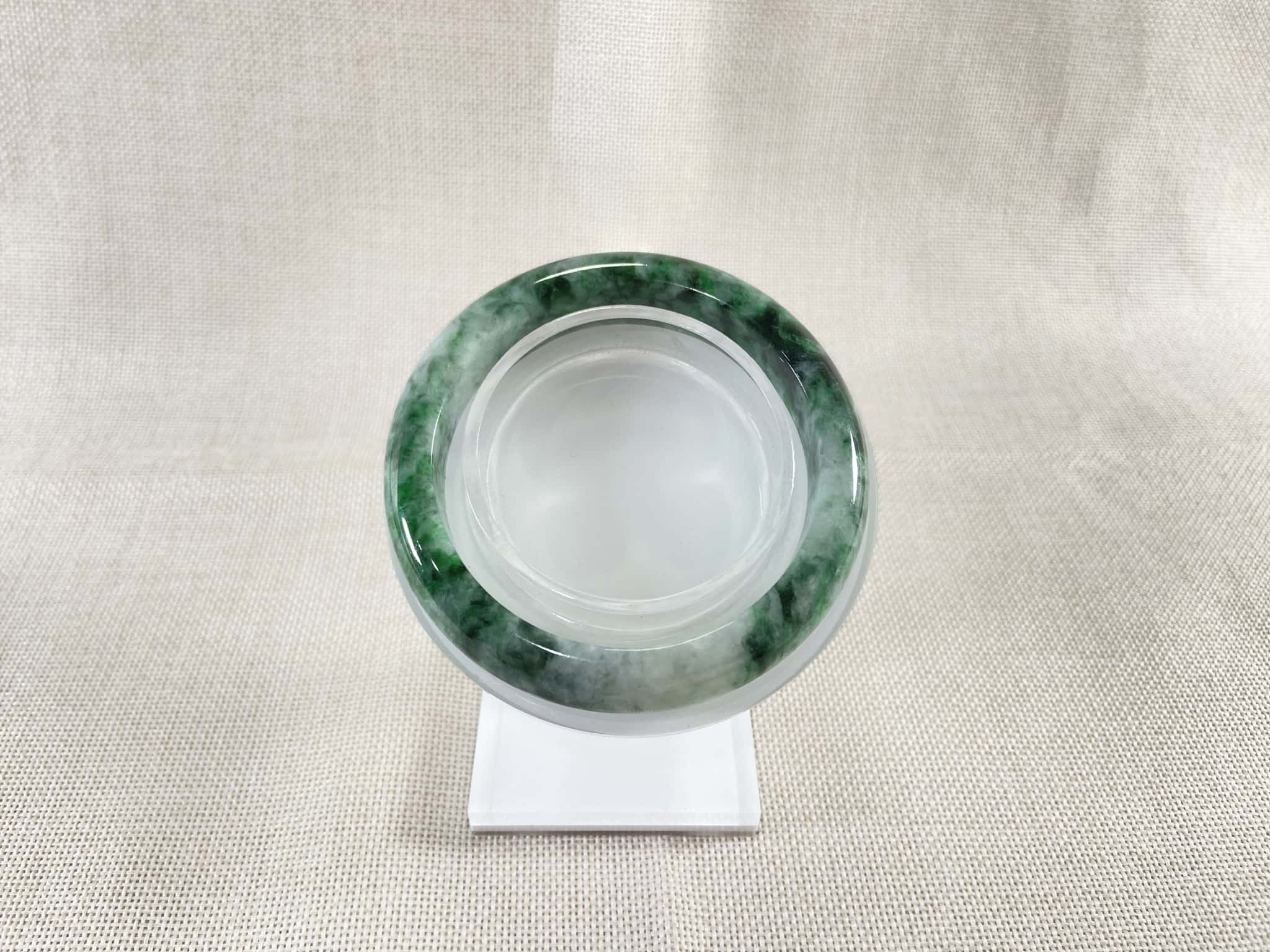 Certified Natural Jadeite Bangle (58mm) 114265