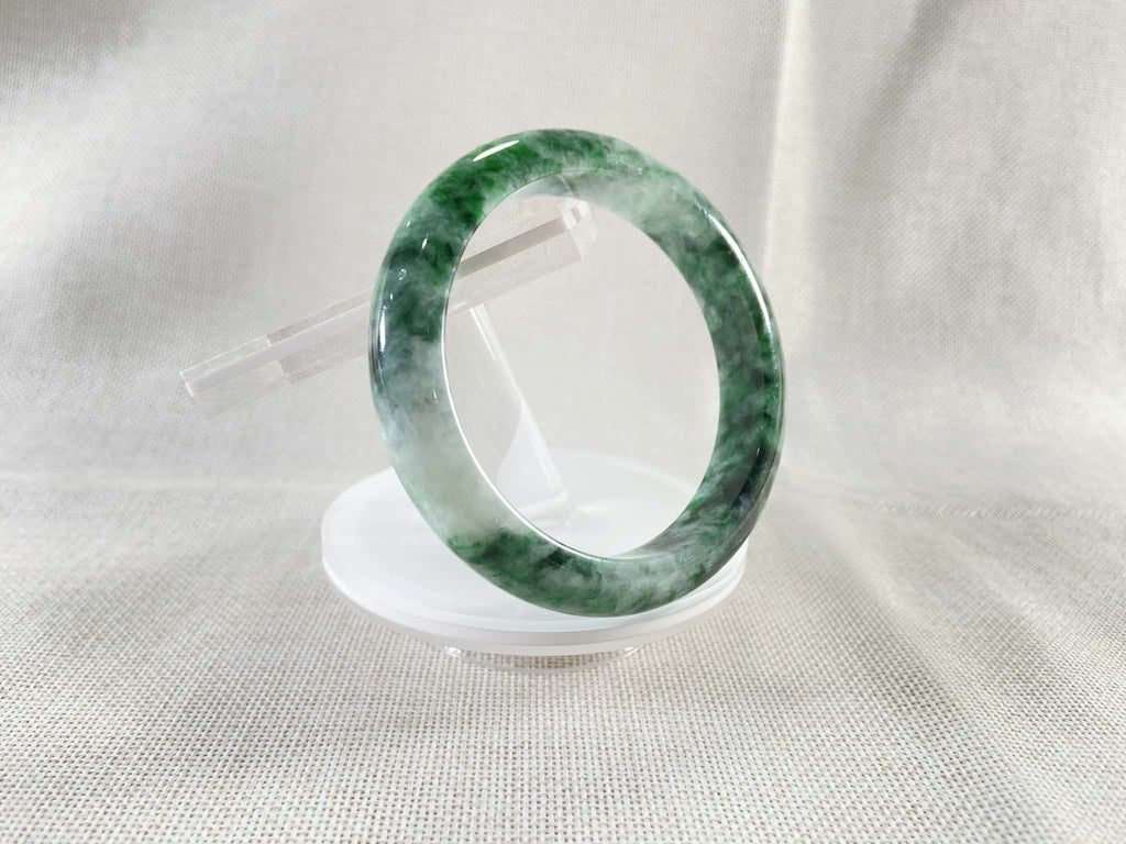 Certified Natural Jadeite Bangle (58mm) 114265