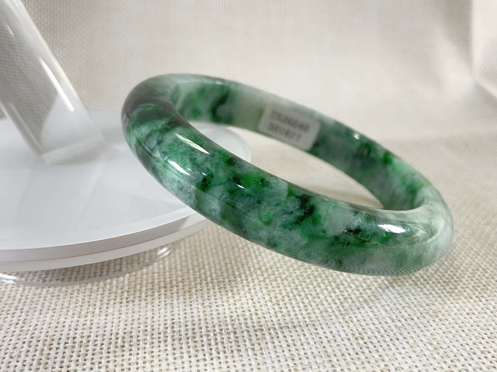 Certified Natural Jadeite Bangle (58mm) 114265
