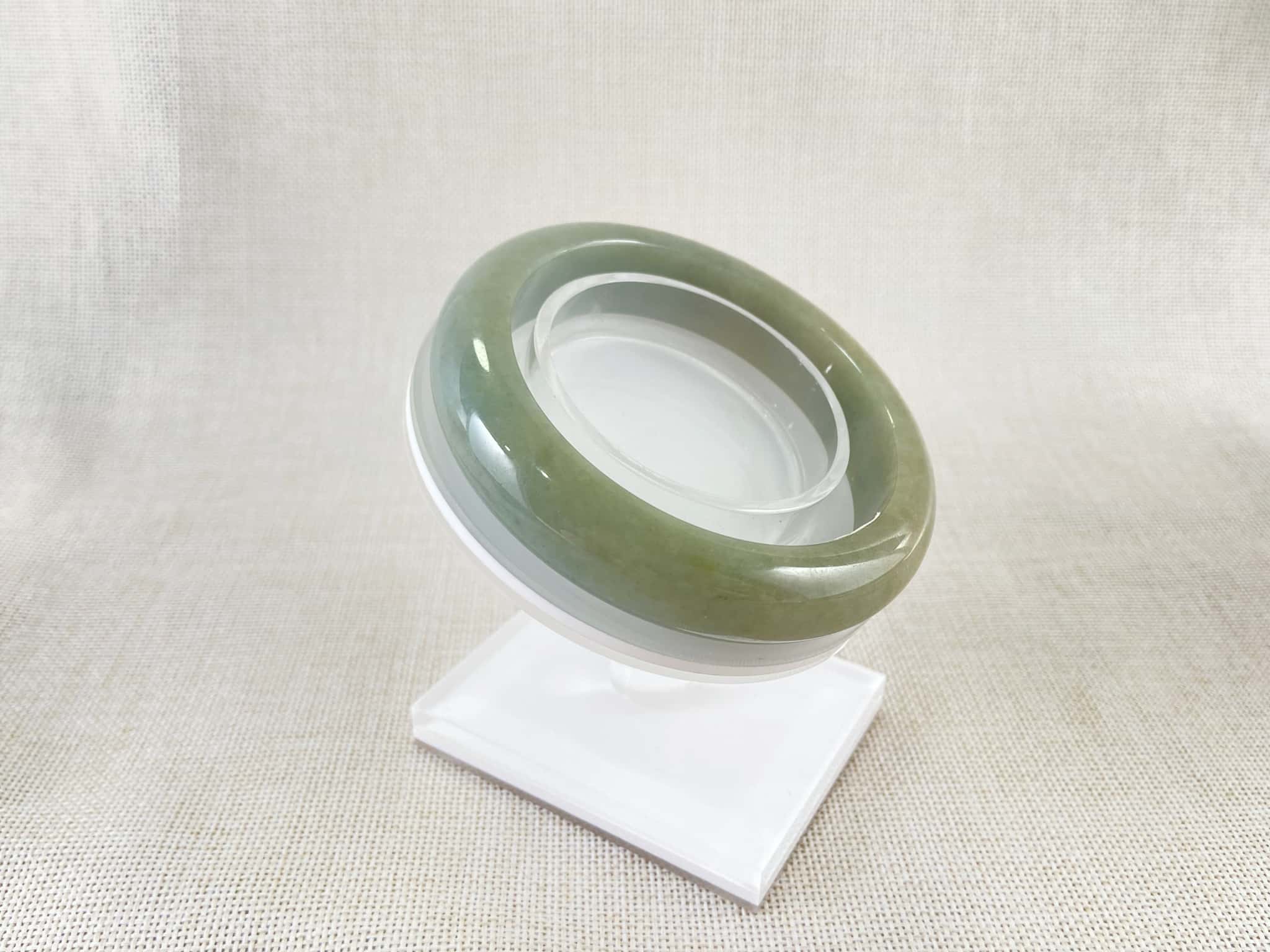 Certified Natural Jadeite Bangle (60mm) 116743