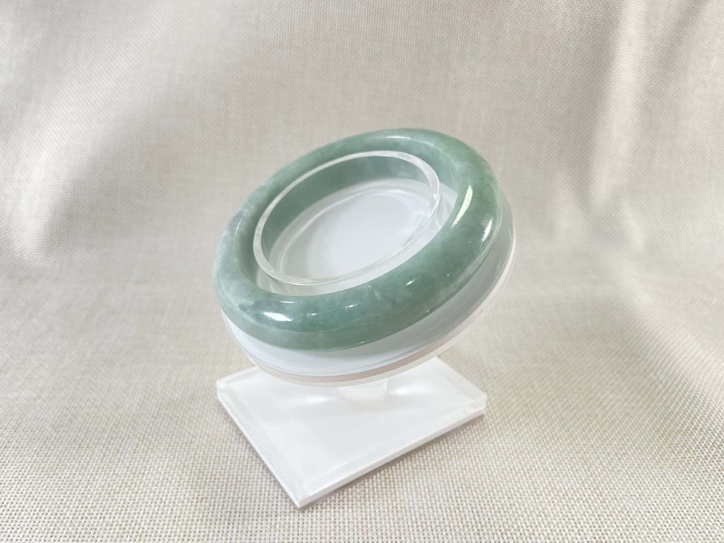 Certified Natural Jadeite Bangle (58mm) 116909