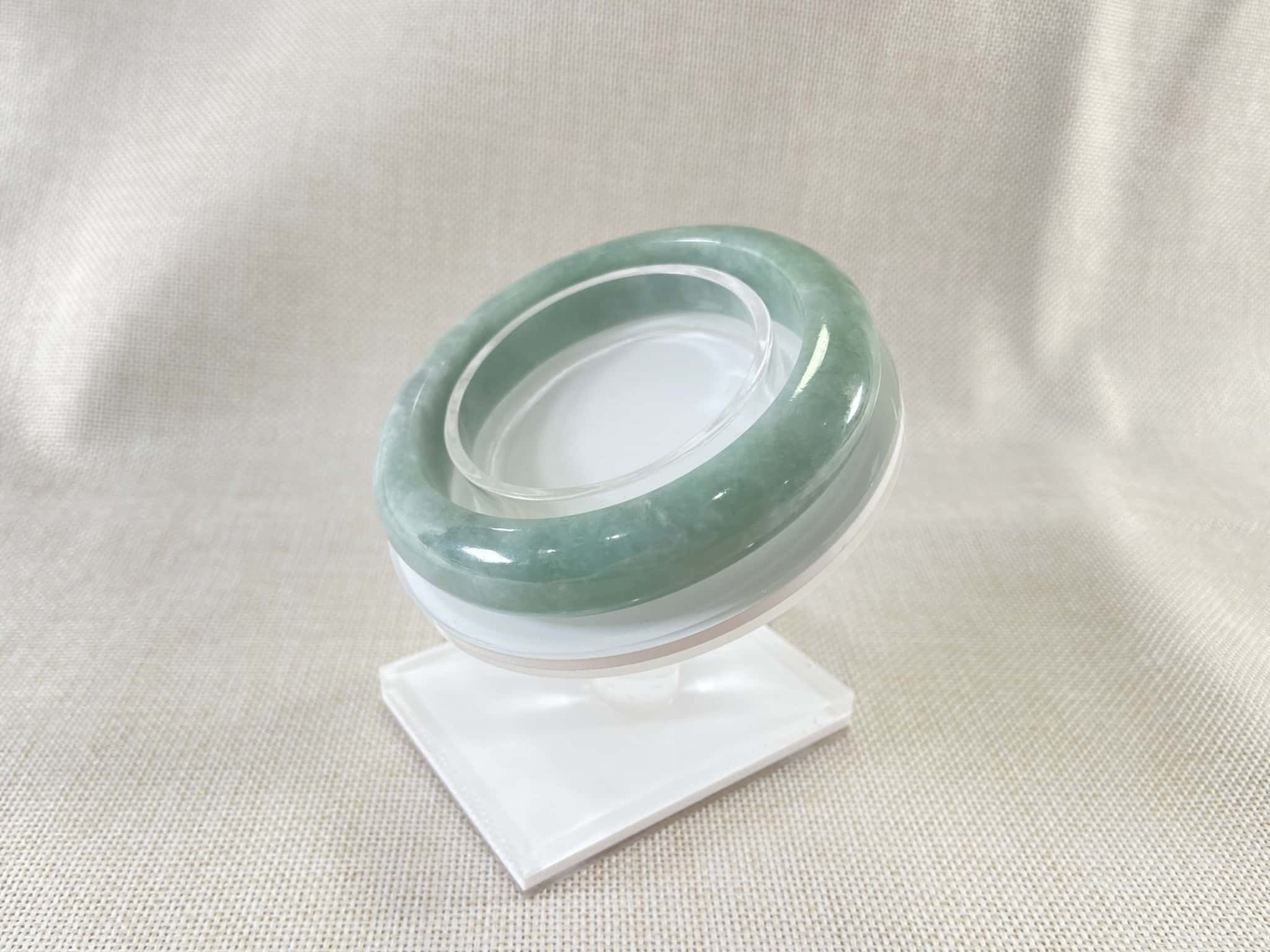 Certified Natural Jadeite Bangle (58mm) 116909