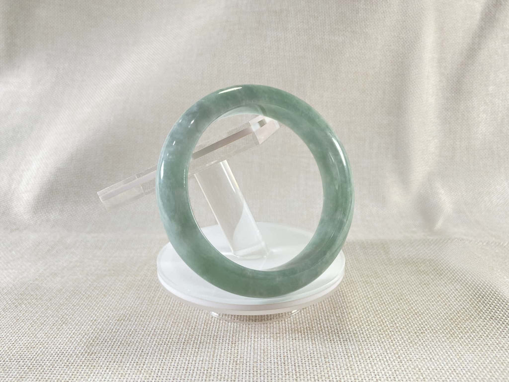 Certified Natural Jadeite Bangle (58mm) 116909