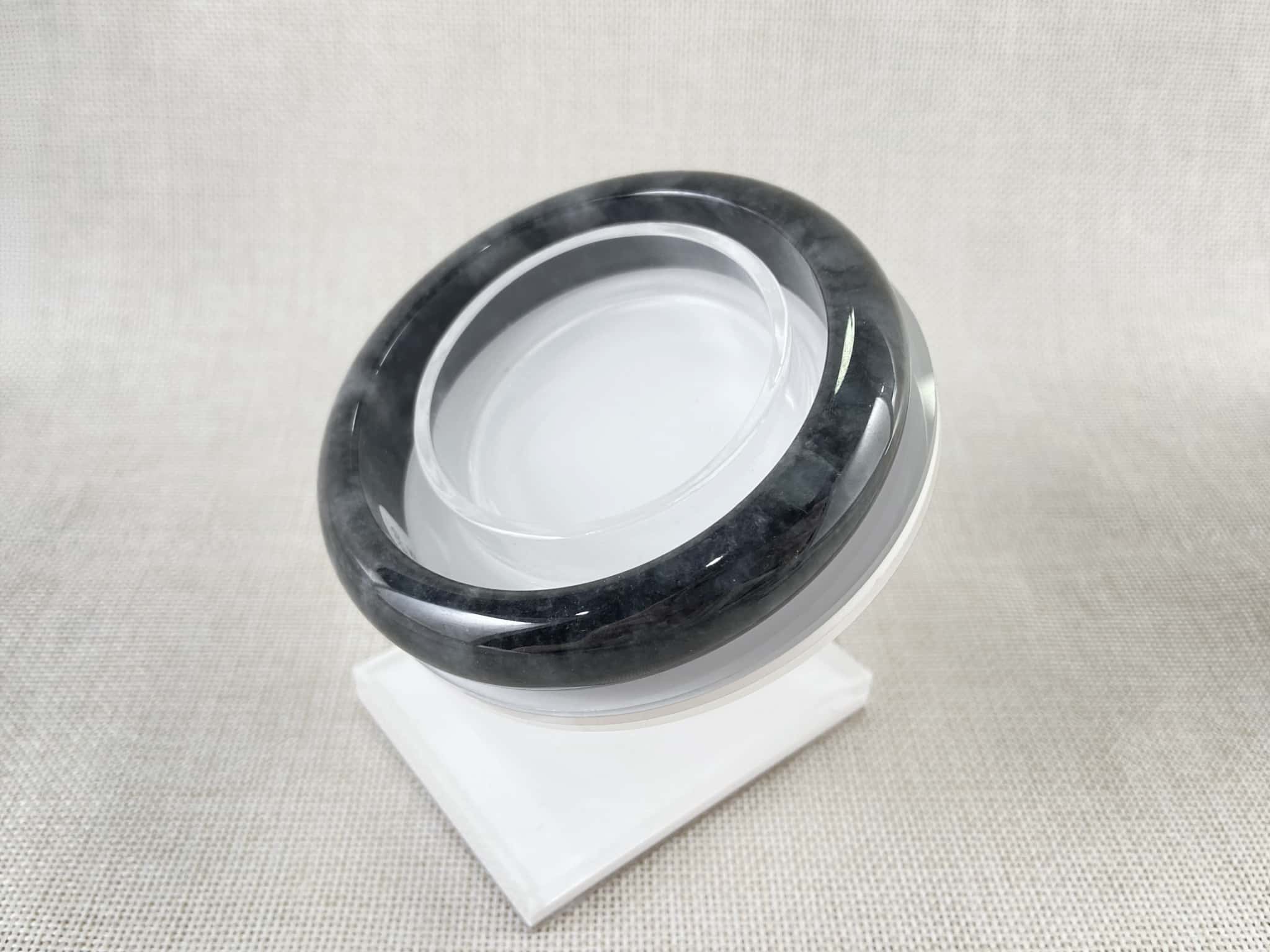 Certified Natural Jadeite Bangle (61mm) 117677