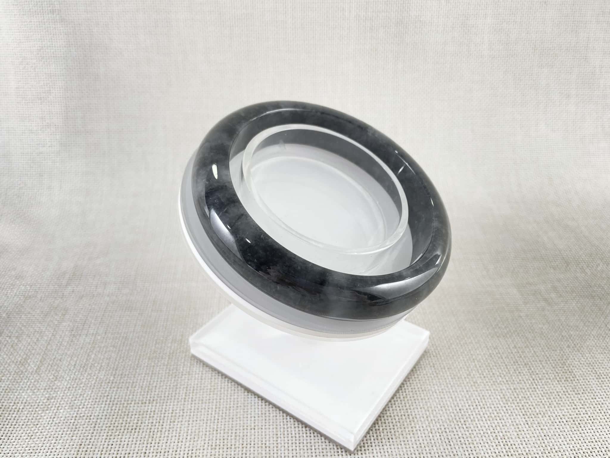 Certified Natural Jadeite Bangle (61mm) 117677