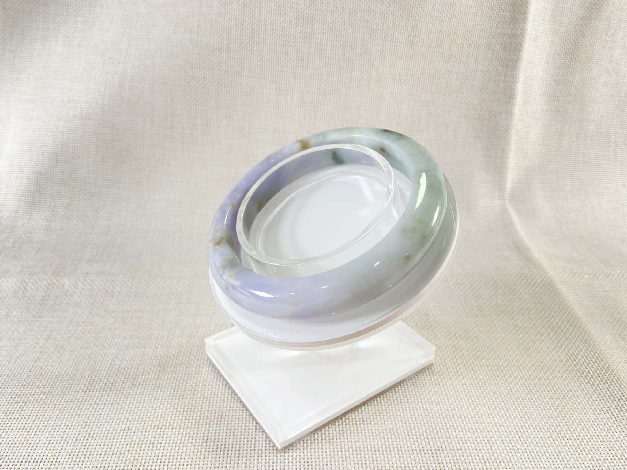Certified Natural Jadeite Bangle (58mm) 121204