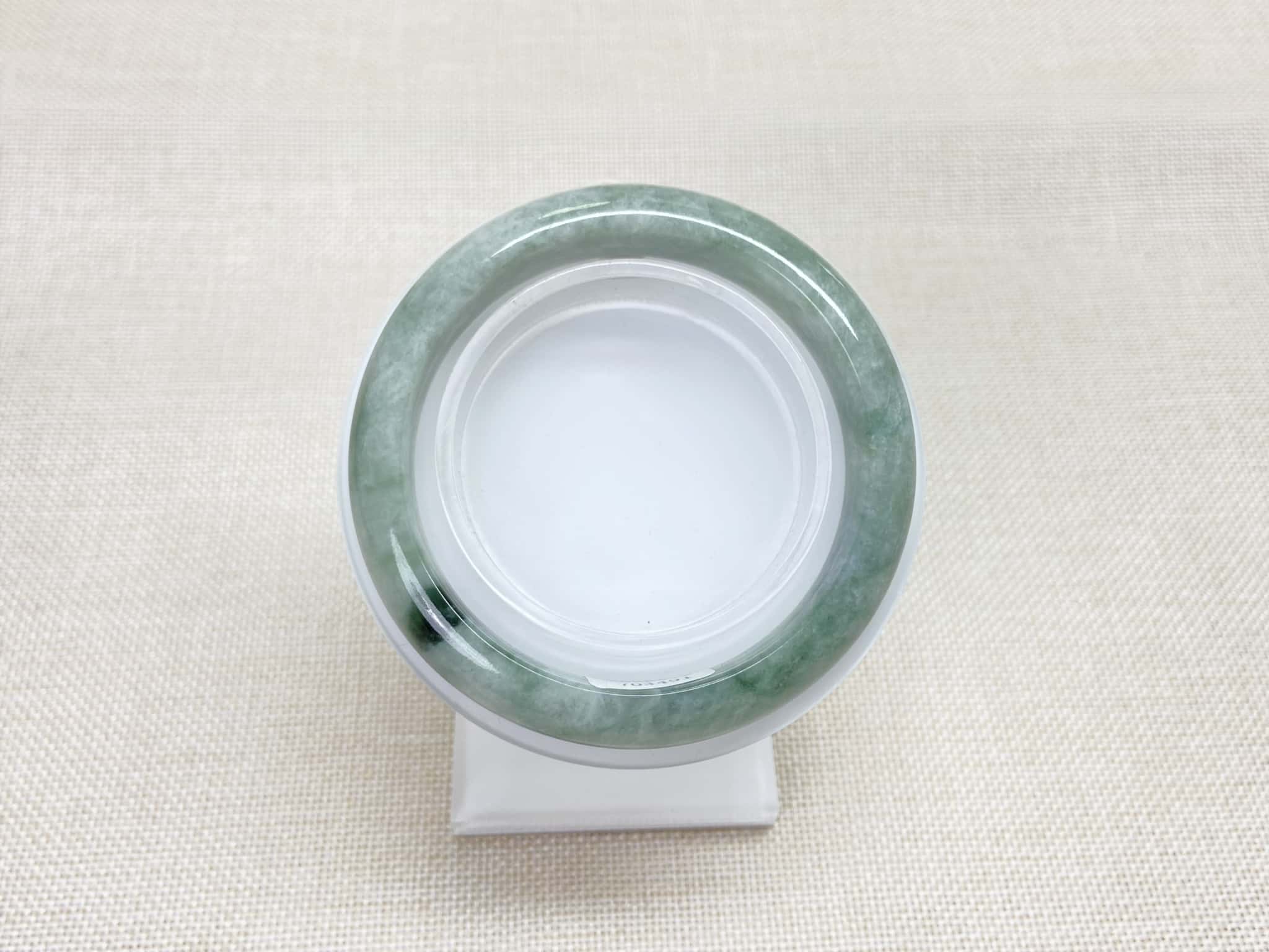 Certified Natural Jadeite Bangle (57mm) 129450