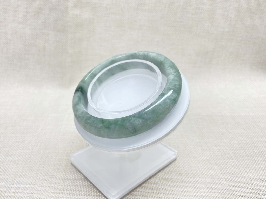 Certified Natural Jadeite Bangle (57mm) 129450