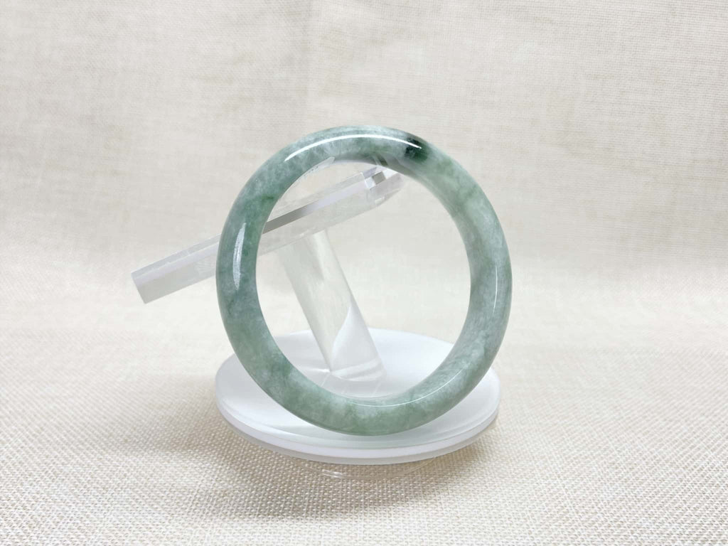 Certified Natural Jadeite Bangle (57mm) 129450