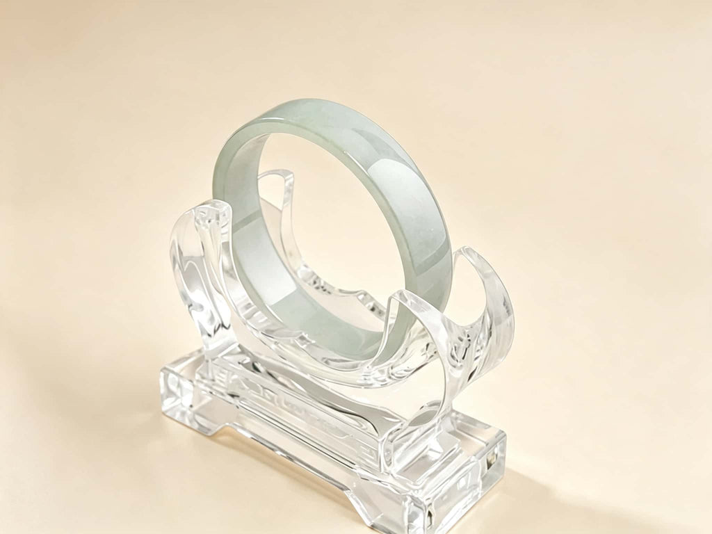 Certified Natural Jadeite Bangle (58mm) 13008