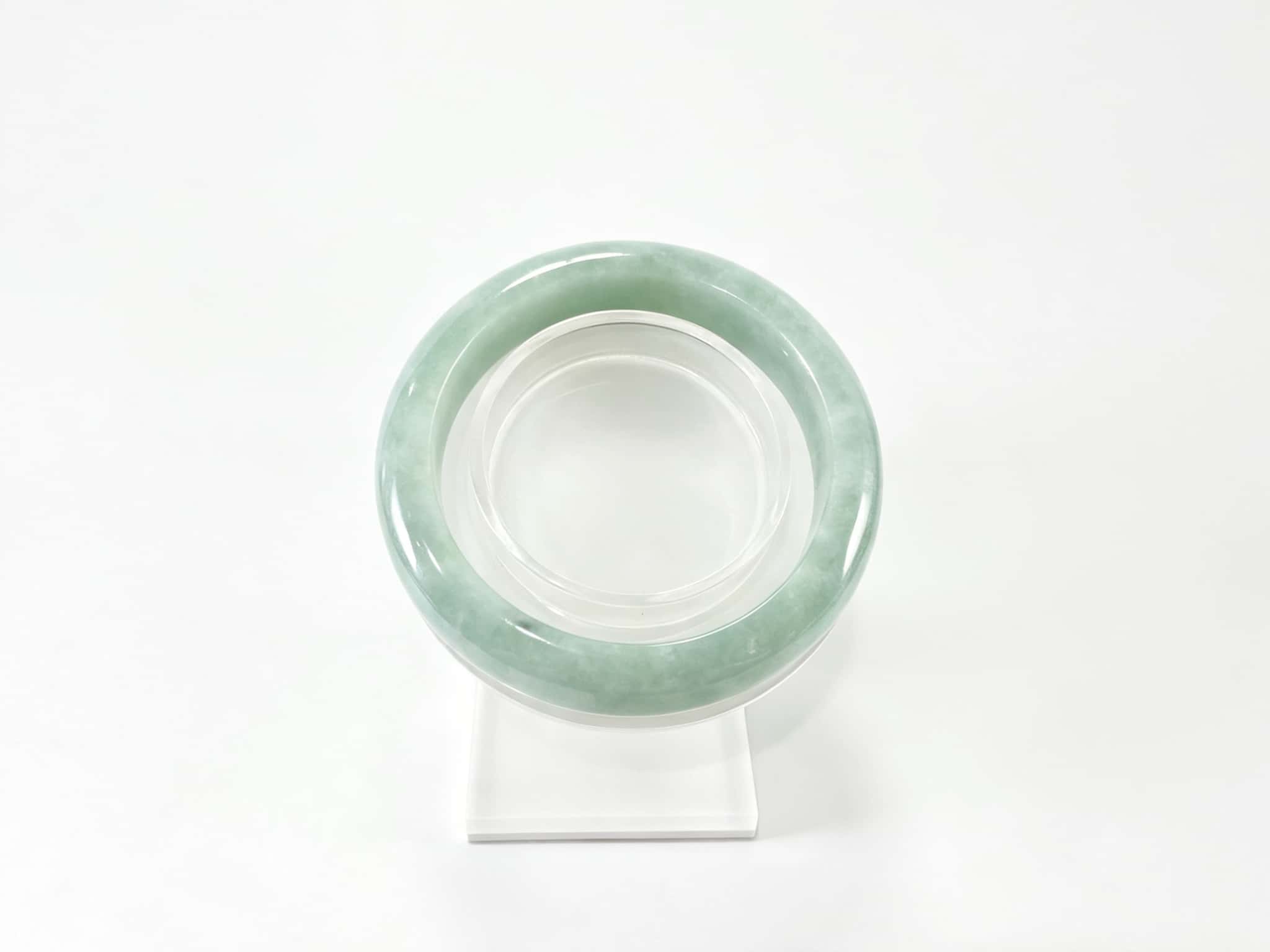 Certified Natural Jadeite Bangle (60mm) 130513