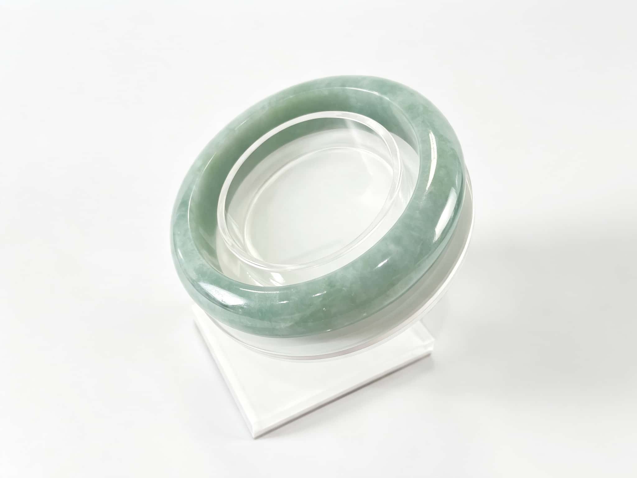 Certified Natural Jadeite Bangle (60mm) 130513