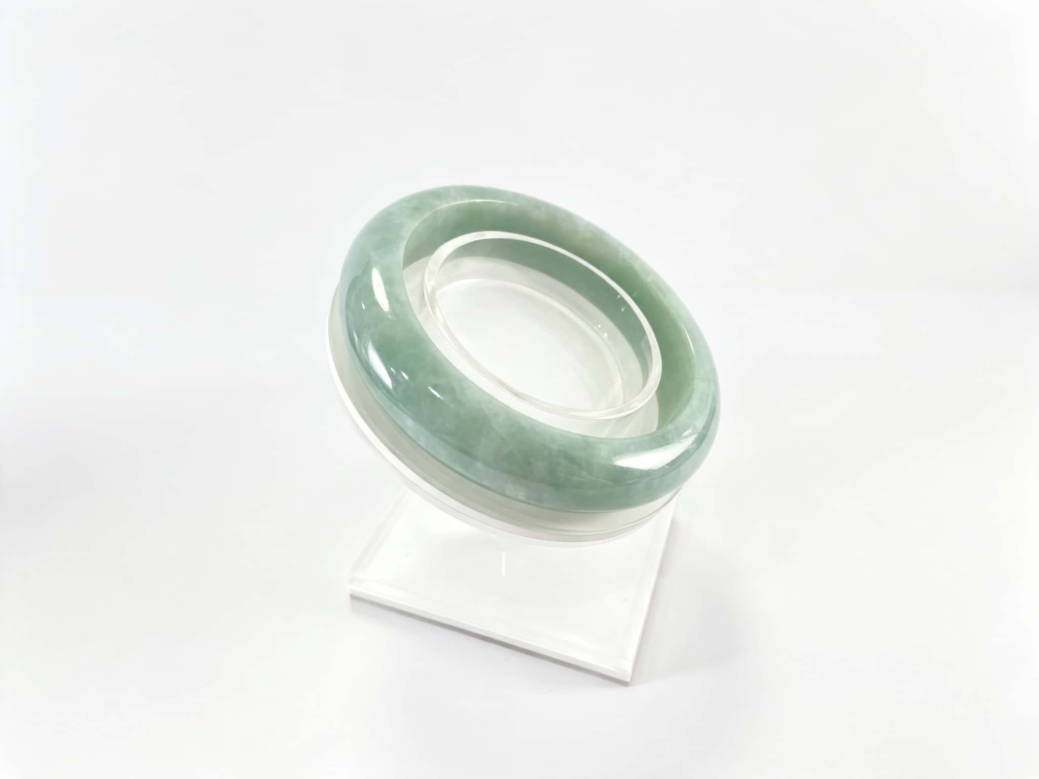 Certified Natural Jadeite Bangle (60mm) 130513