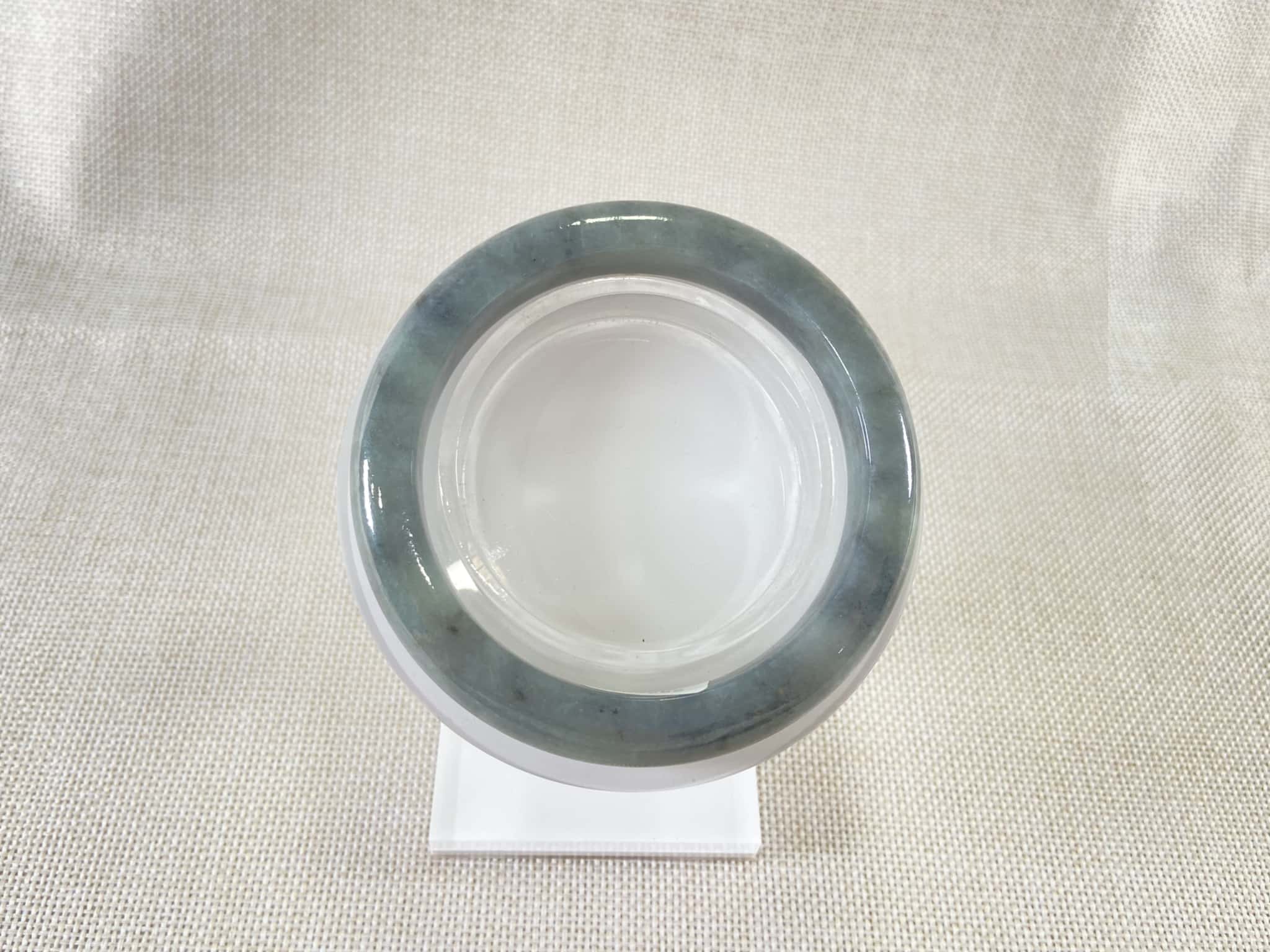 Certified Natural Jadeite Bangle (57mm) 135353