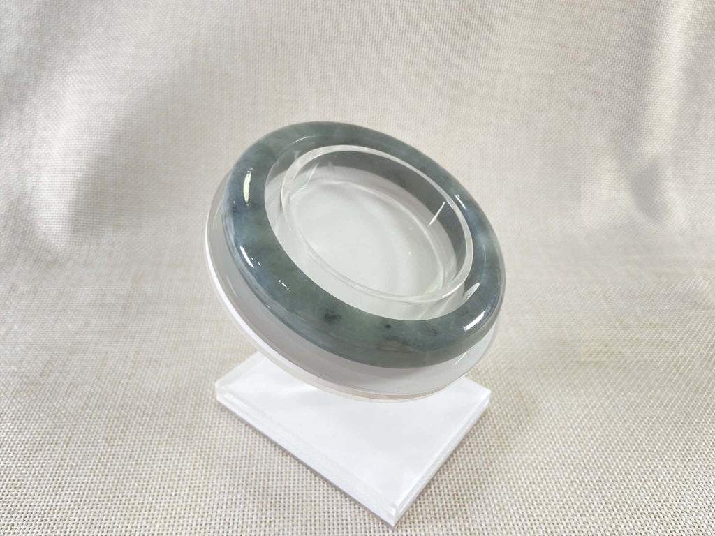 Certified Natural Jadeite Bangle (57mm) 135353