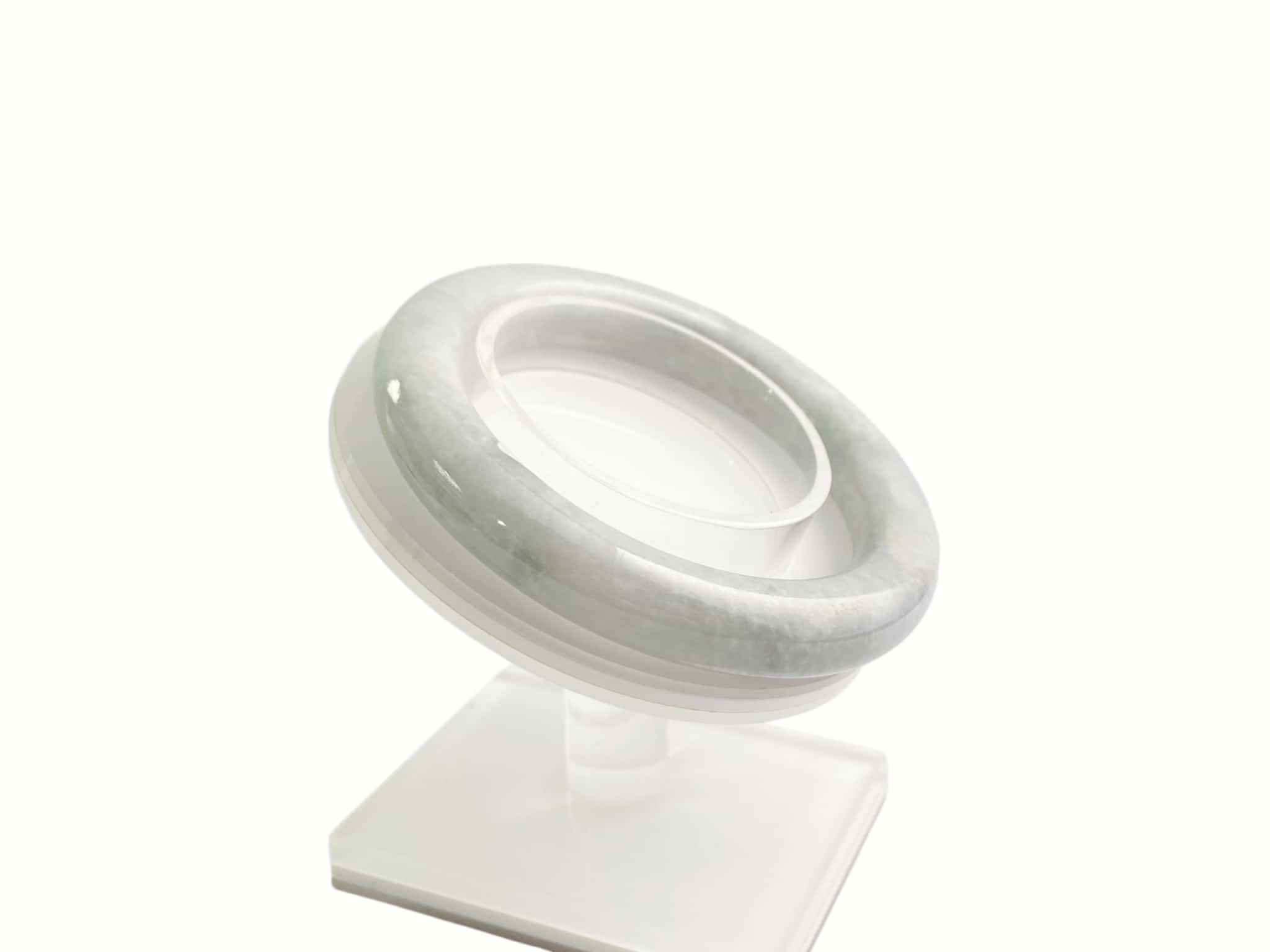Certified Natural Jadeite Bangle (57mm) 138459