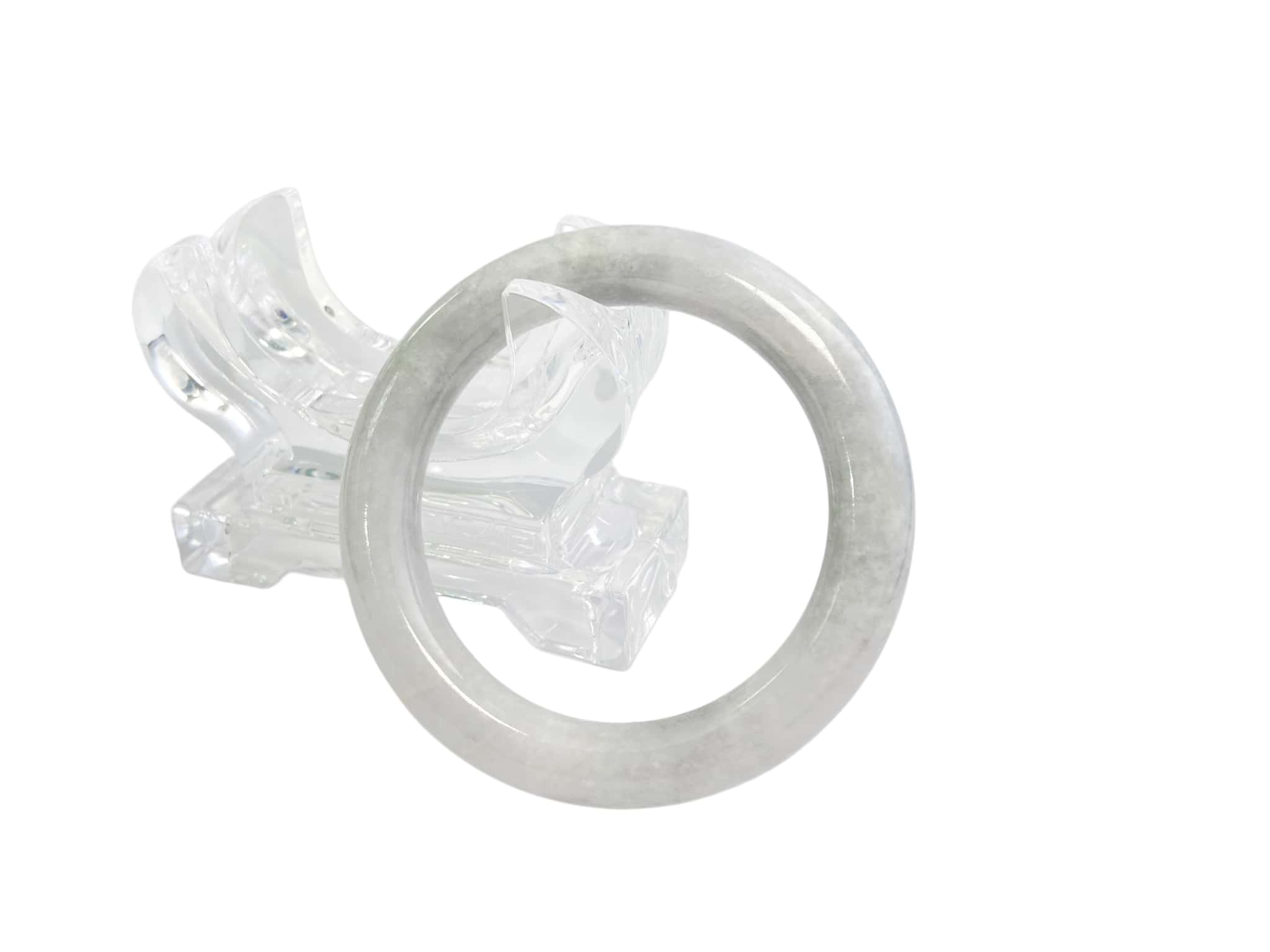 Certified Natural Jadeite Bangle (57mm) 138459