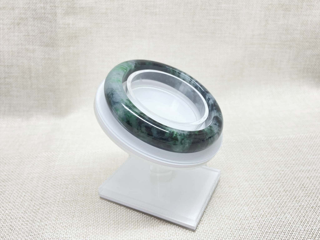 Certified Natural Jadeite Bangle (56mm) 142005