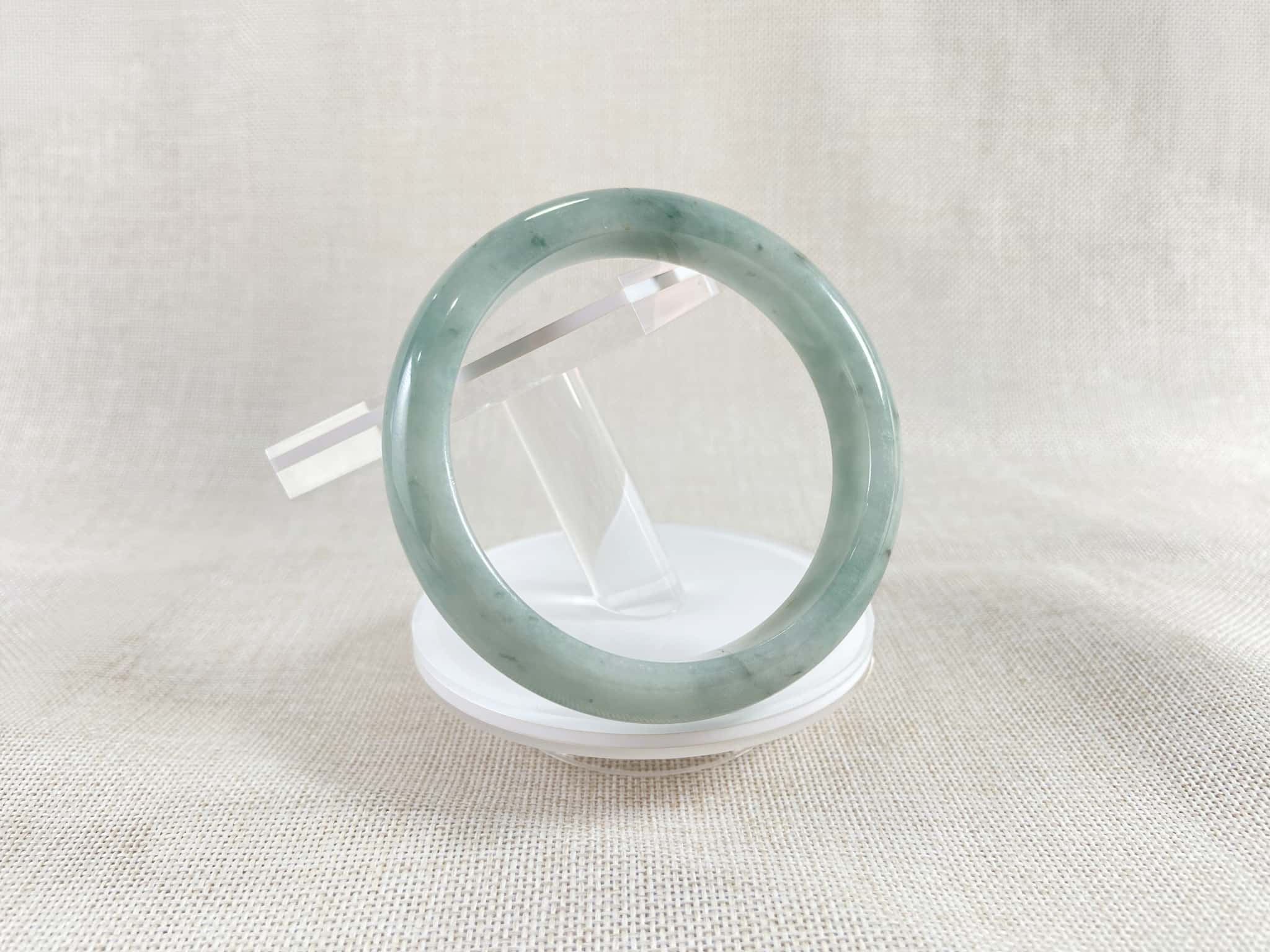 Certified Natural Jadeite Bangle (60mm) 147919