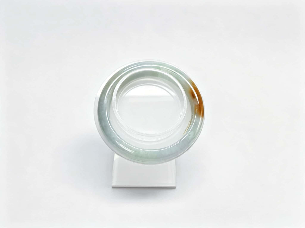 Certified Natural Jadeite Bangle (58mm) 52573