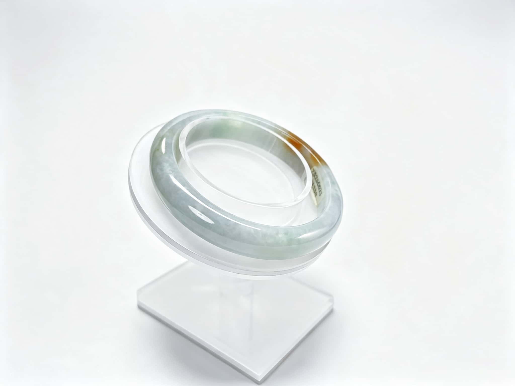 Certified Natural Jadeite Bangle (58mm) 52573