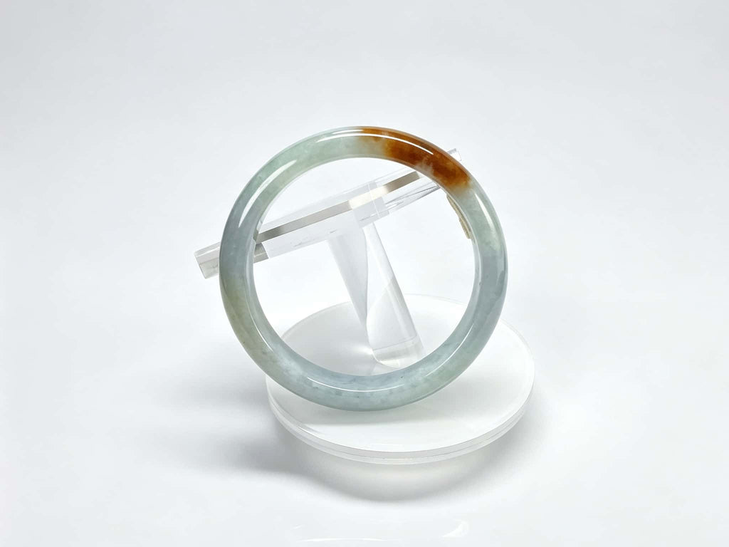 Certified Natural Jadeite Bangle (58mm) 52573
