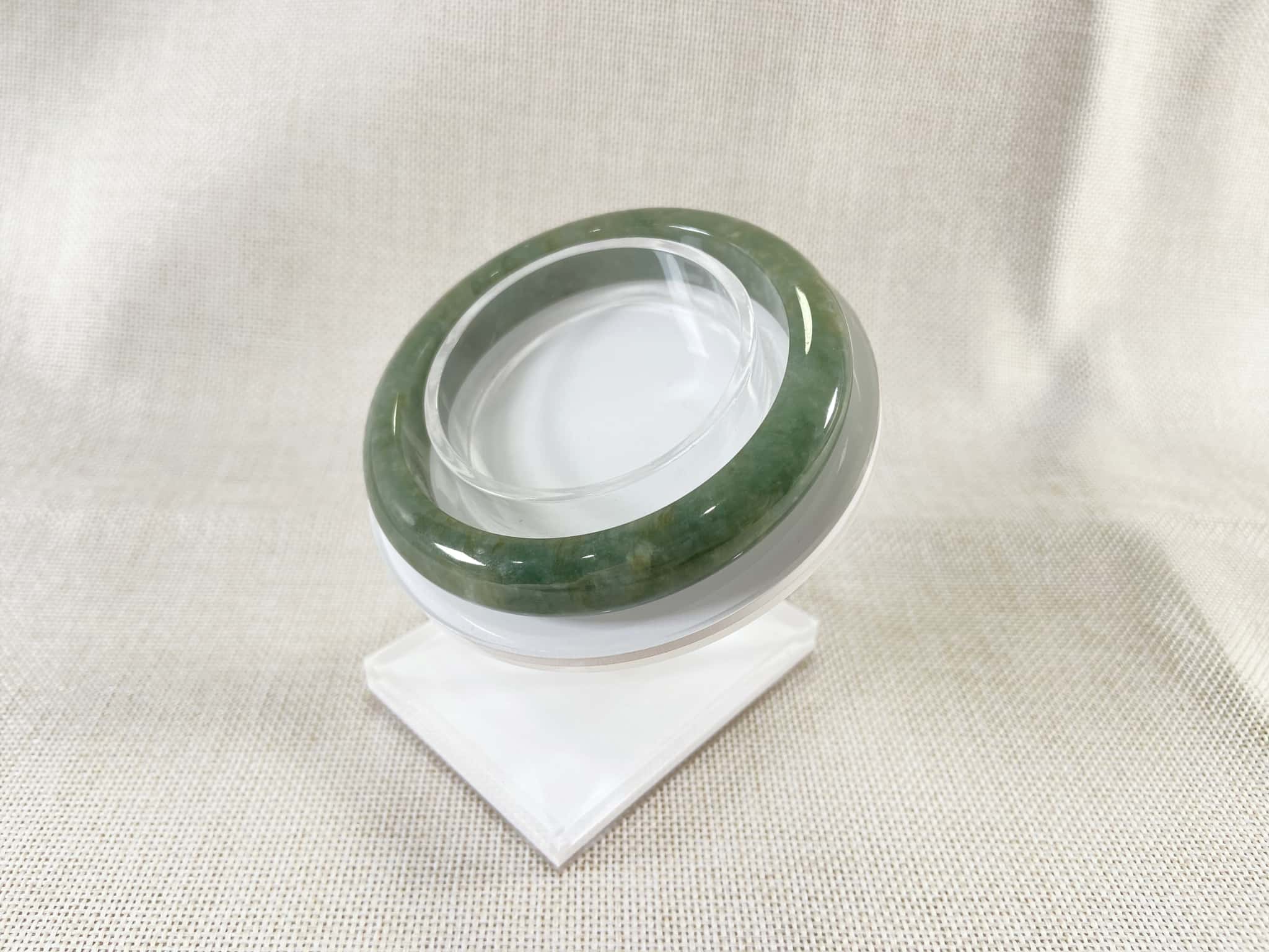 Certified Natural Jadeite Bangle (58mm) 53999