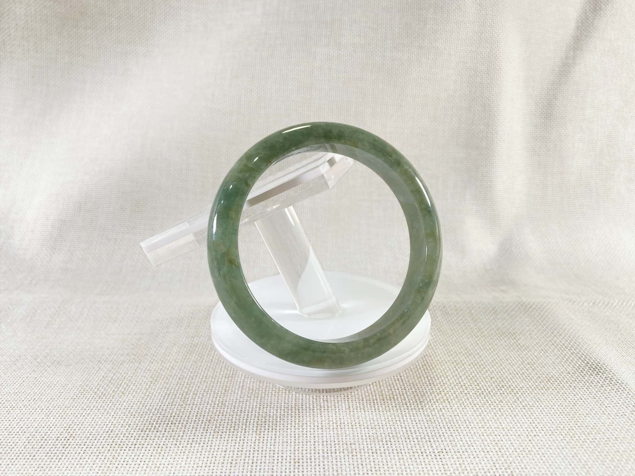 Certified Natural Jadeite Bangle (58mm) 53999
