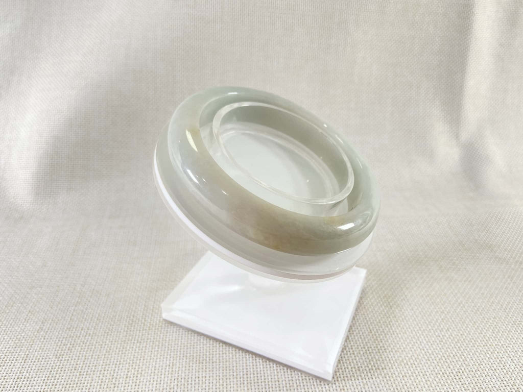 Certified Natural Jadeite Bangle (57mm) 56239