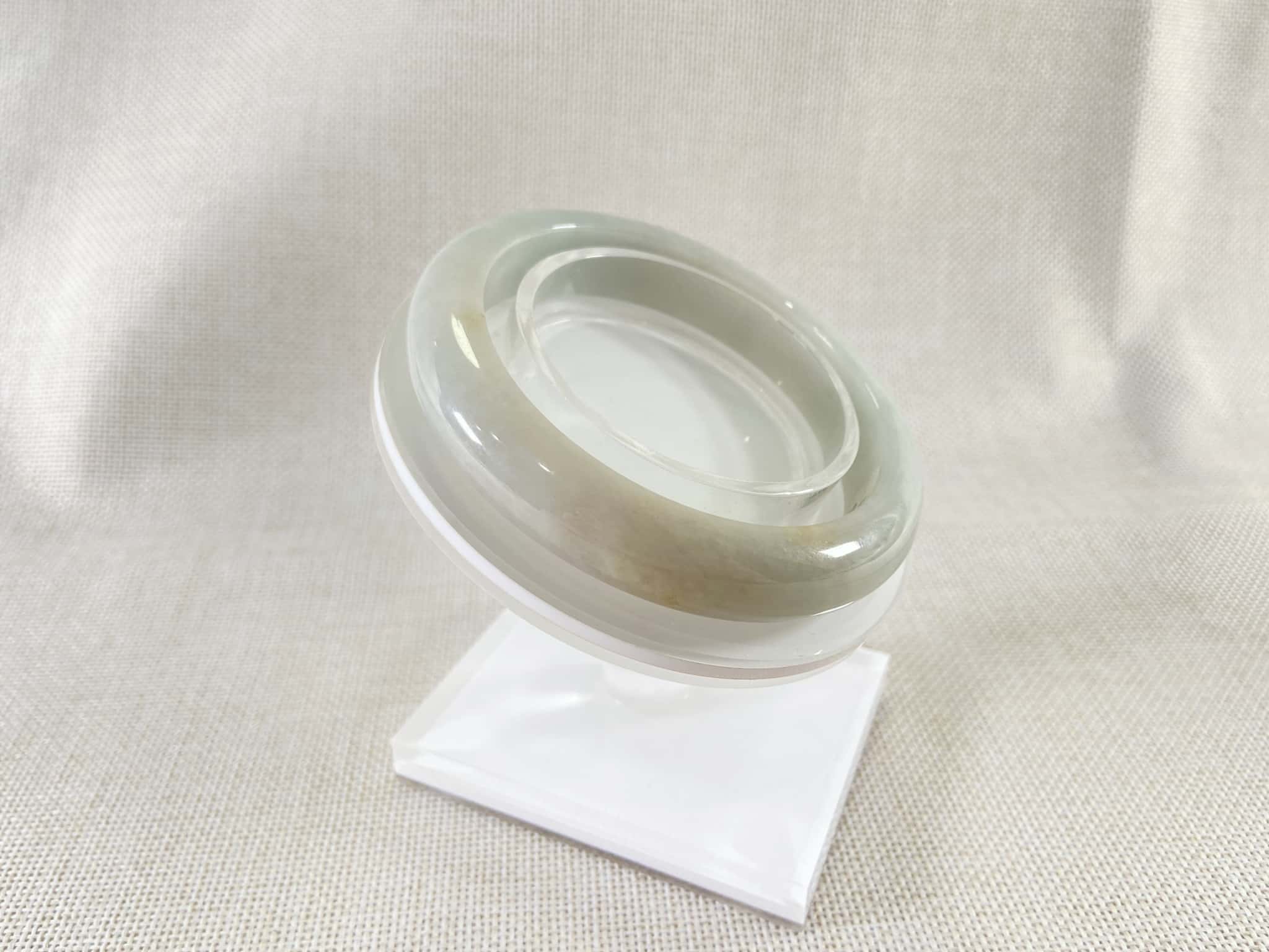 Certified Natural Jadeite Bangle (57mm) 56239