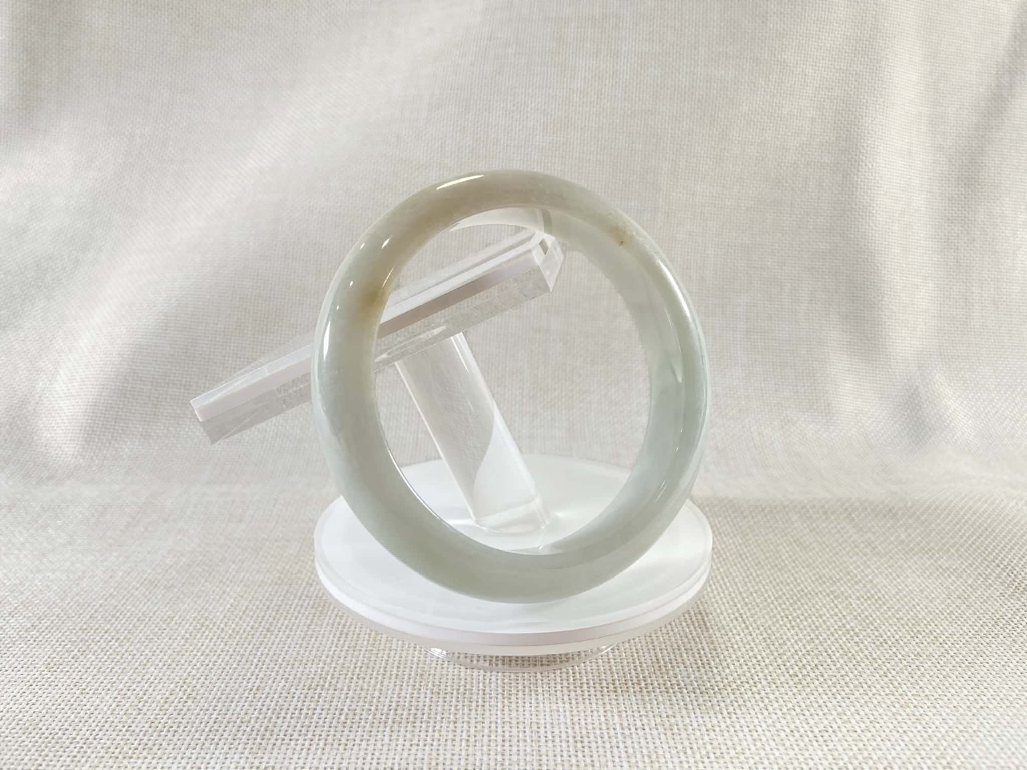 Certified Natural Jadeite Bangle (57mm) 56239